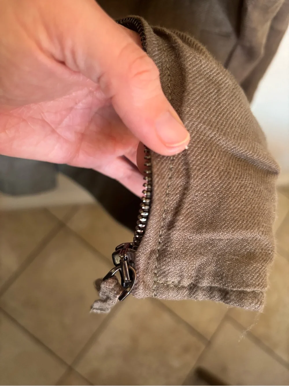 ZARA Men’s Olive Brown Bomber Jacket